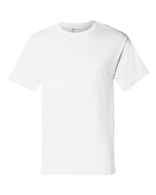 CHAMPION Mens T425 White 6 oz. Short Sleeve Cotton T-Shirts new 6 pack gallery