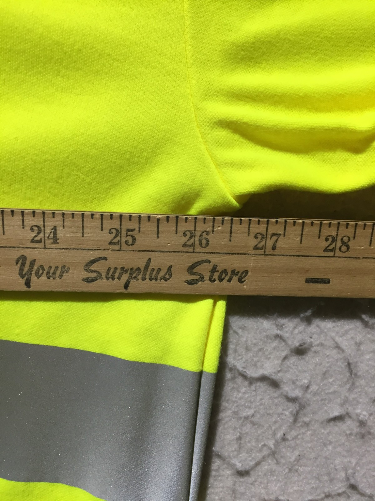 Corner Stone High Visibility T Shirt Mens 2XL Yellow Short Sleeve Crew Pocket gallery