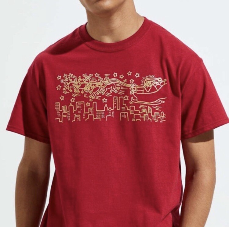 Christmas Keith Herring Special Edition T-Shirt Mens Size Small NEW WITH TAGS gallery