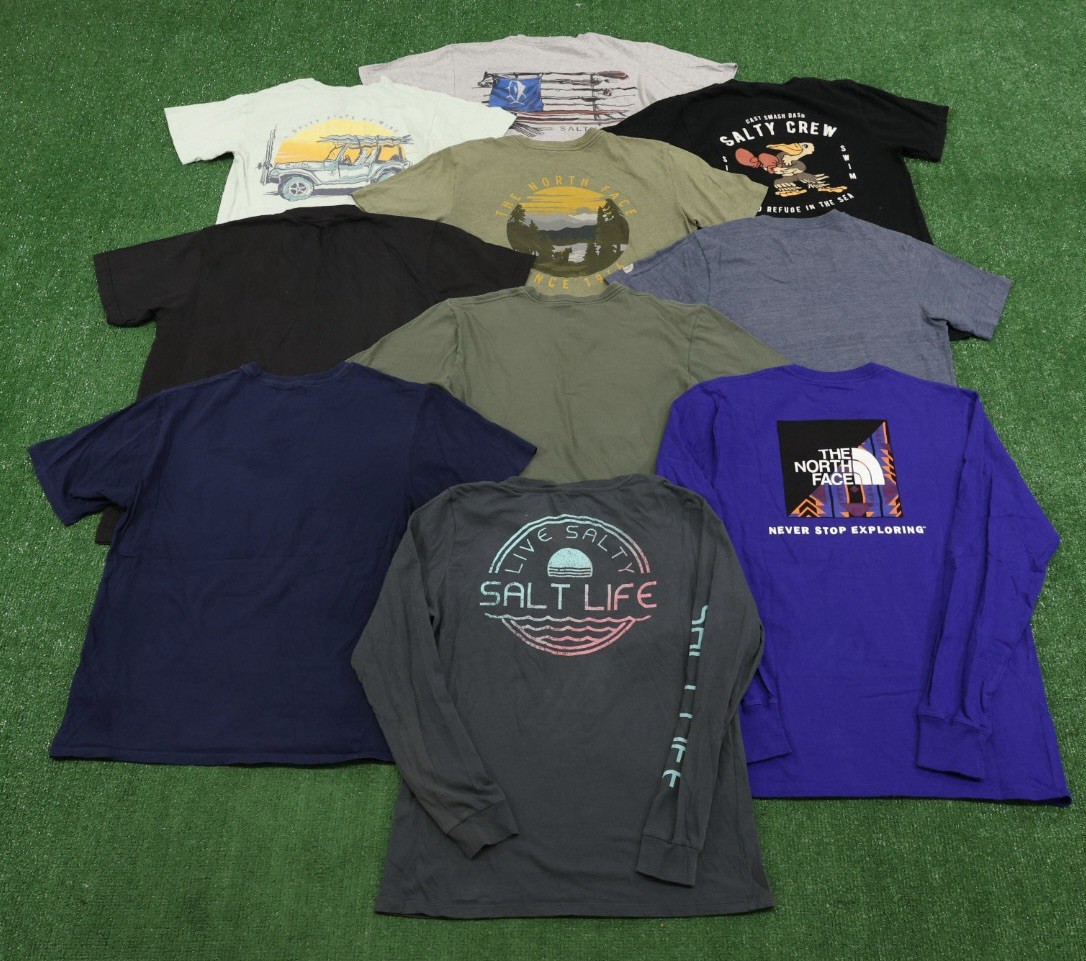 Lot Of 10 T-Shirts Men’s Size Small Salt Life North Face Beach Outdoor X101 gallery