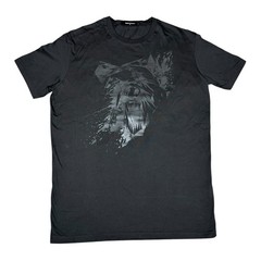 Dsquared2 Black Tonal Bear Graphic T-Shirt Size XL