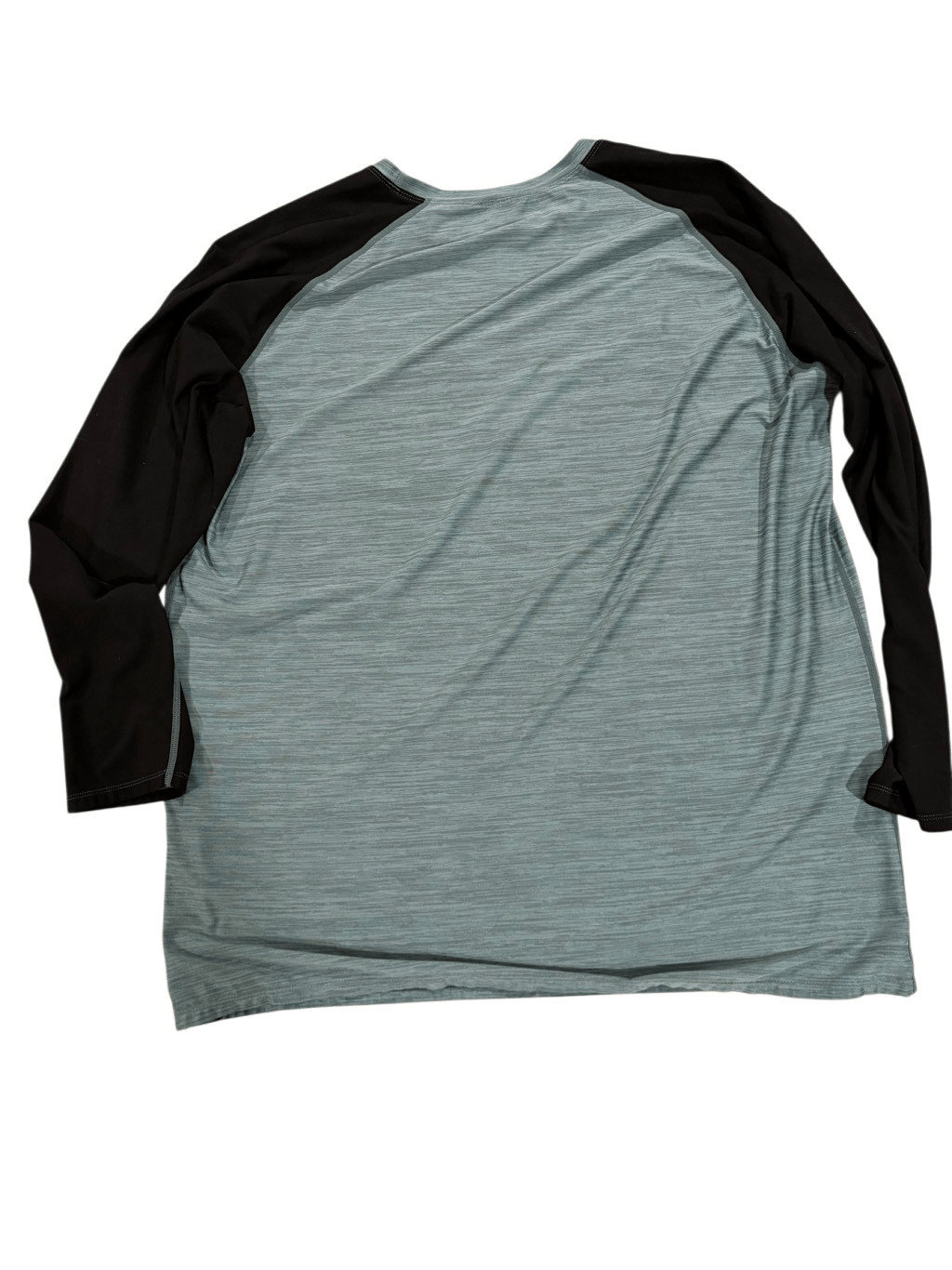 Neleus Dry Fit Logo Muscle Mens Shirt, size 2XL, Green and Black, Long Sleeves gallery