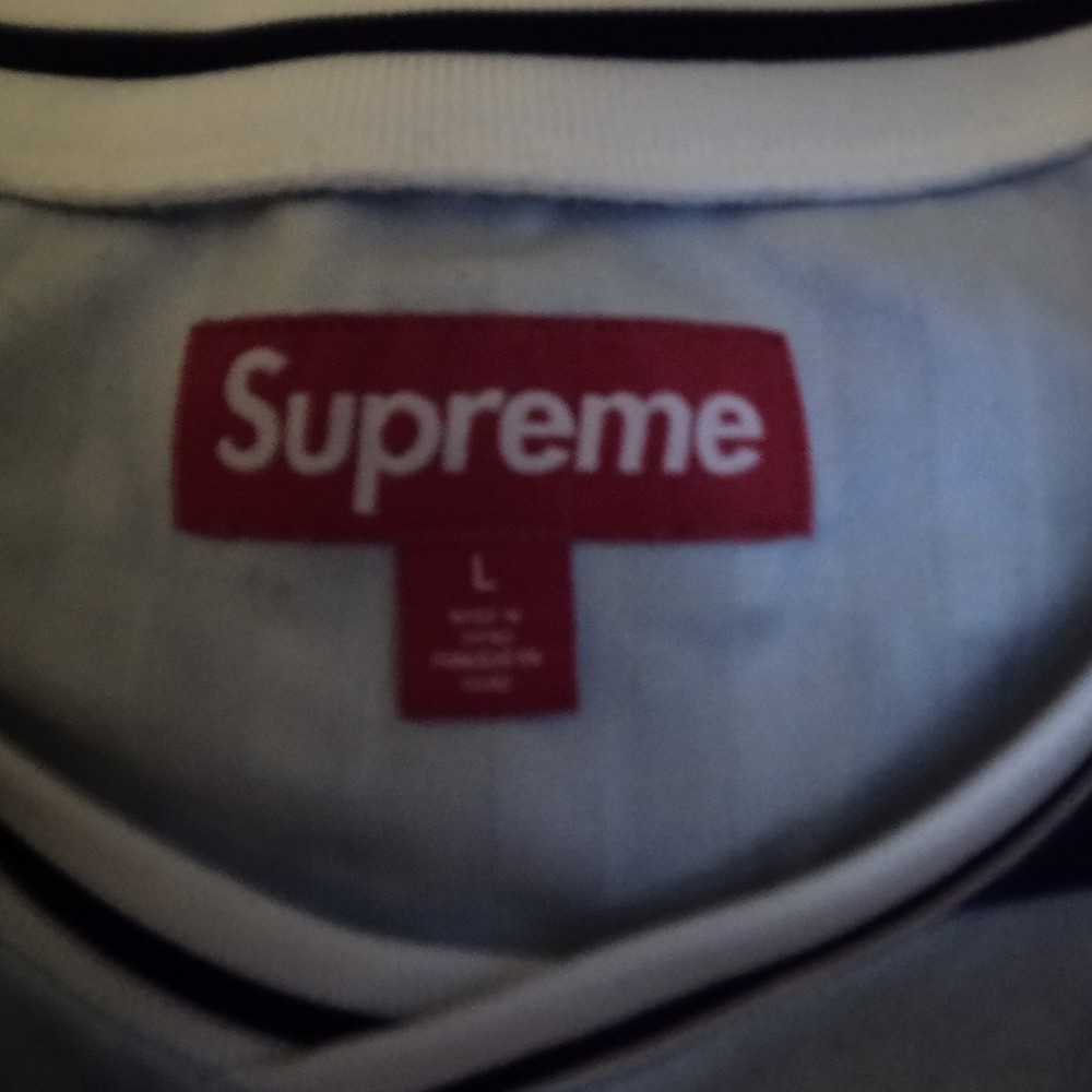 Authentic Supreme Black Sheep Tee SS24 Light Blue Black Graphic T-Shirt Mens L gallery