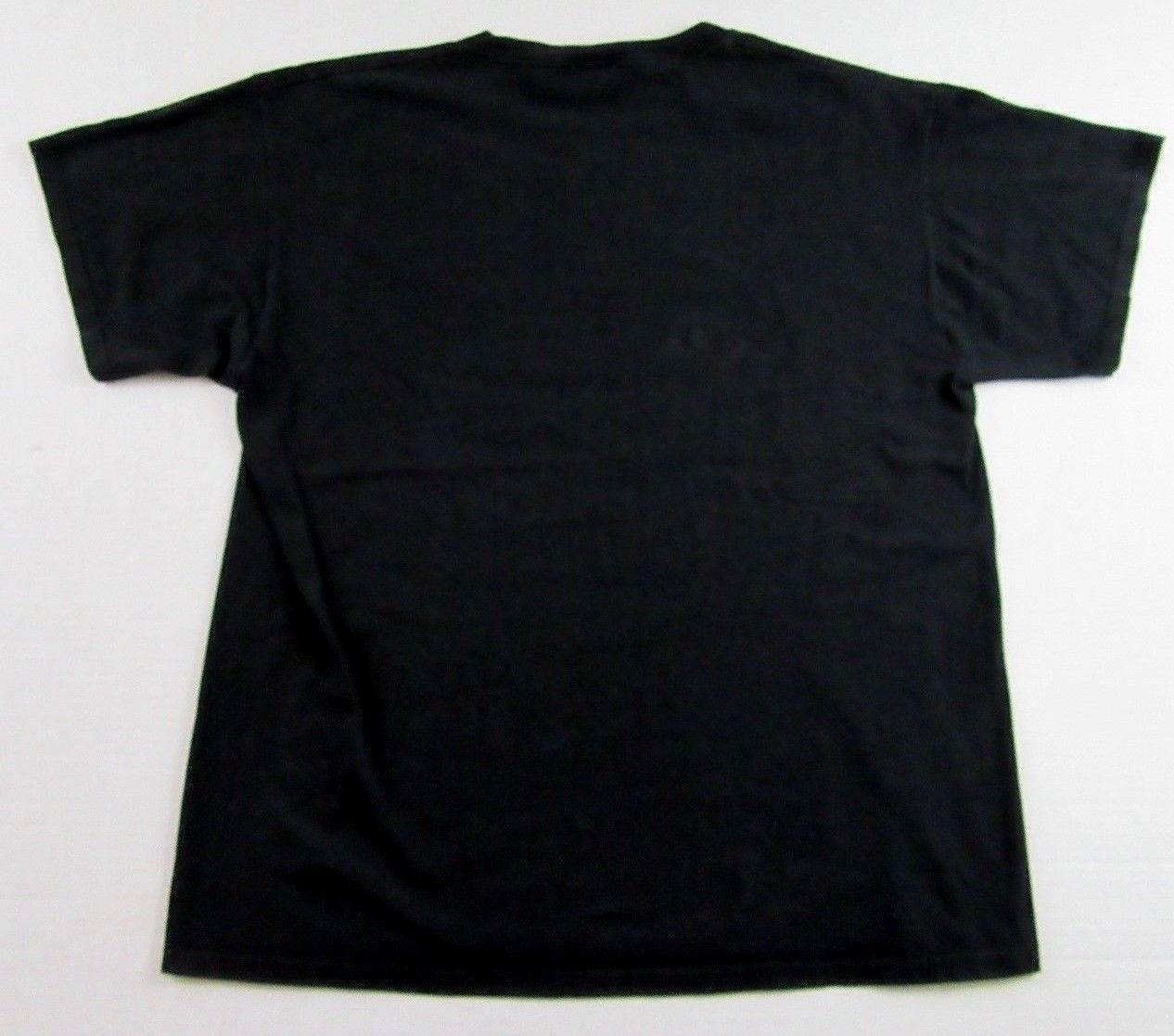 Vintage Discovery Channel Angry Grizzly Bear Souvenir SS Black T Shirt Size L gallery