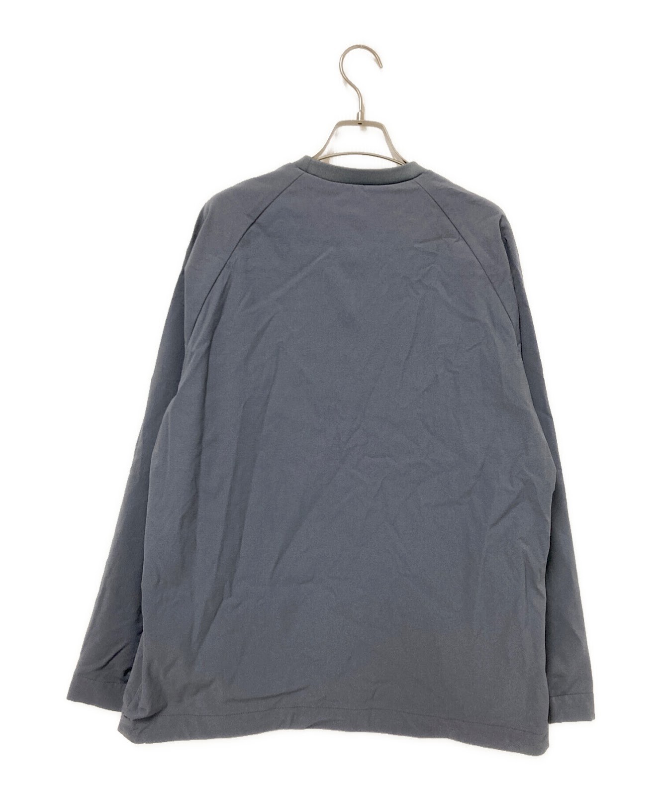 Snow peak Nylon Power Wool Pullove Size: M Gray JK-21AU010 Men gallery