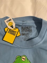 NWT Market Studios x Smiley “On The Slab” Blue Shirt Medium Collaboration