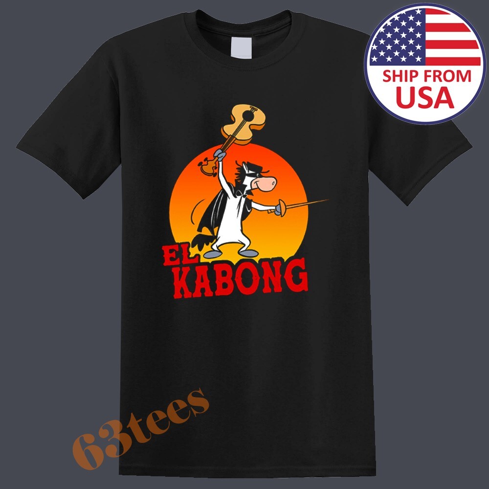 El Kabong Cartoon Men's Black Size S to 5XL gallery