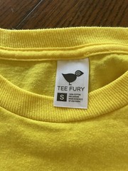 Star Wars C3PO R2D2 Coppertone Ad Small Yellow T-Shirt Tee Fury!
