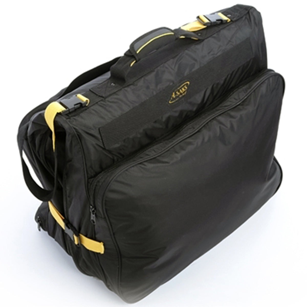 A.Saks EXPANDABLE Garment Bag ( Black , One Size ) Black One Size U8