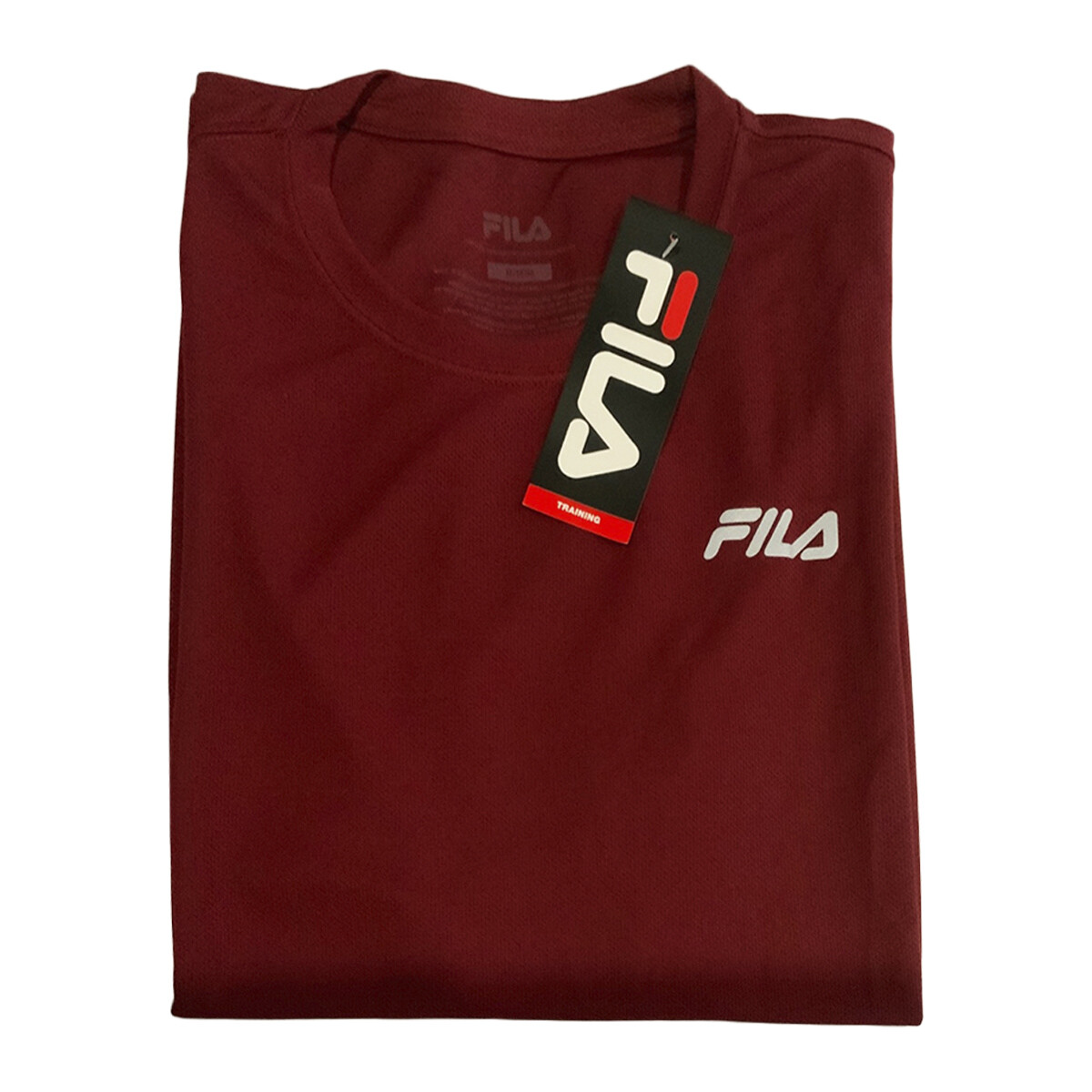 NWT FILA MSRP $32.99 MEN'S RED CREW NECK SHORT SLEEVE TRAINING T-SHIRT SIZE L gallery