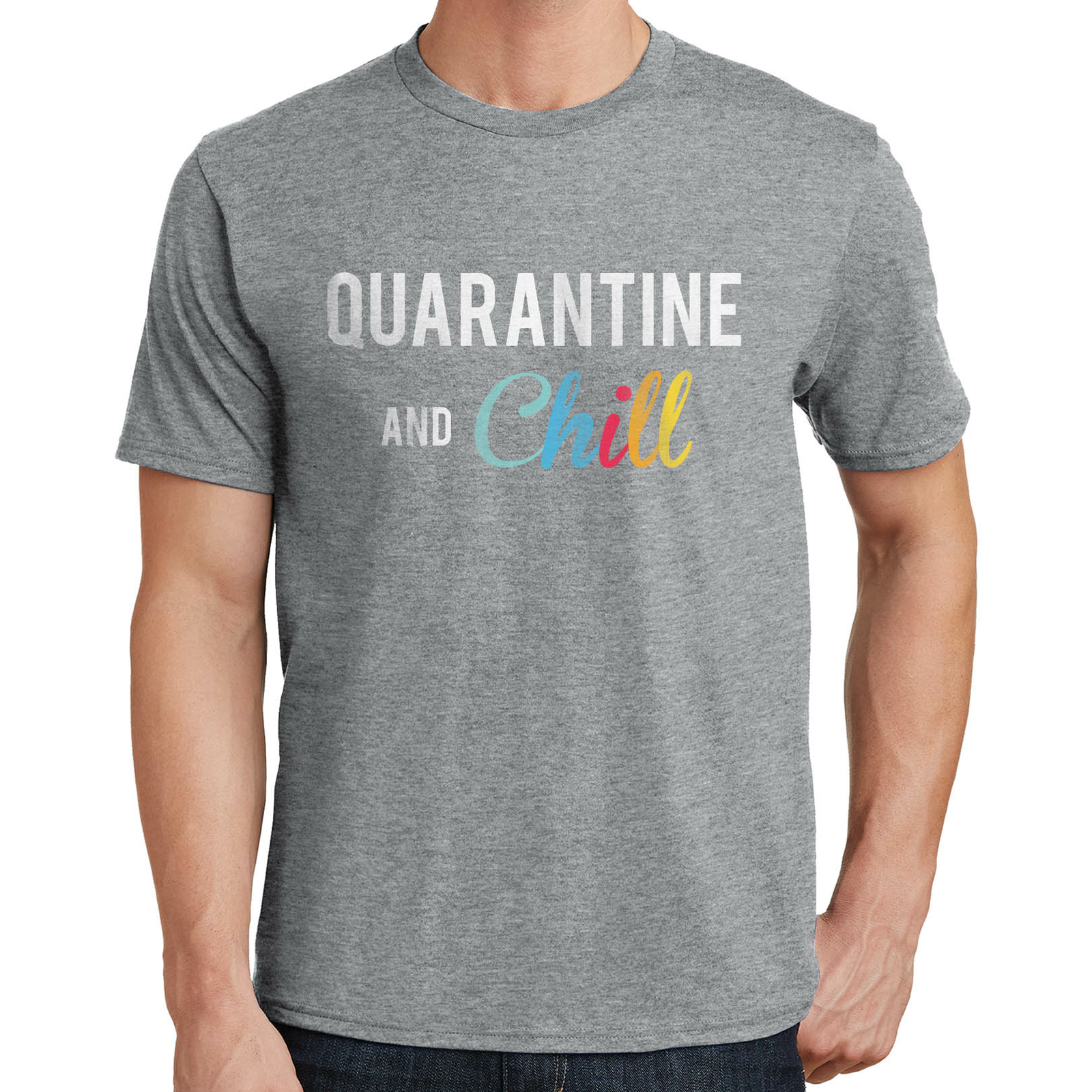 Quarantine and Chill T Shirt 02701 gallery
