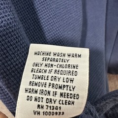 LL Bean Waffle Knit Thermal Long Sleeve Shirt Men M Traditional Fit Blue Casual