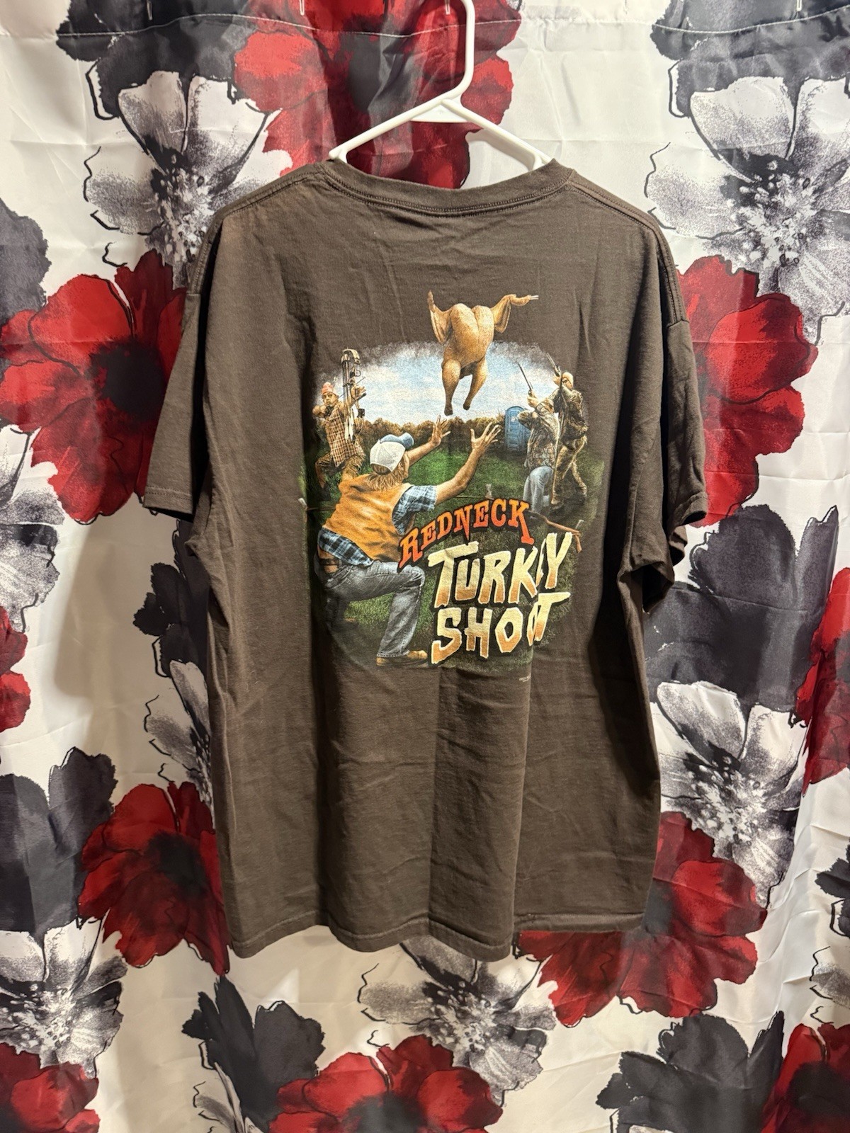Delta Magnum Weight Red Neck -Turkey Hunt-Sportsman T-Shirt Size Xl gallery
