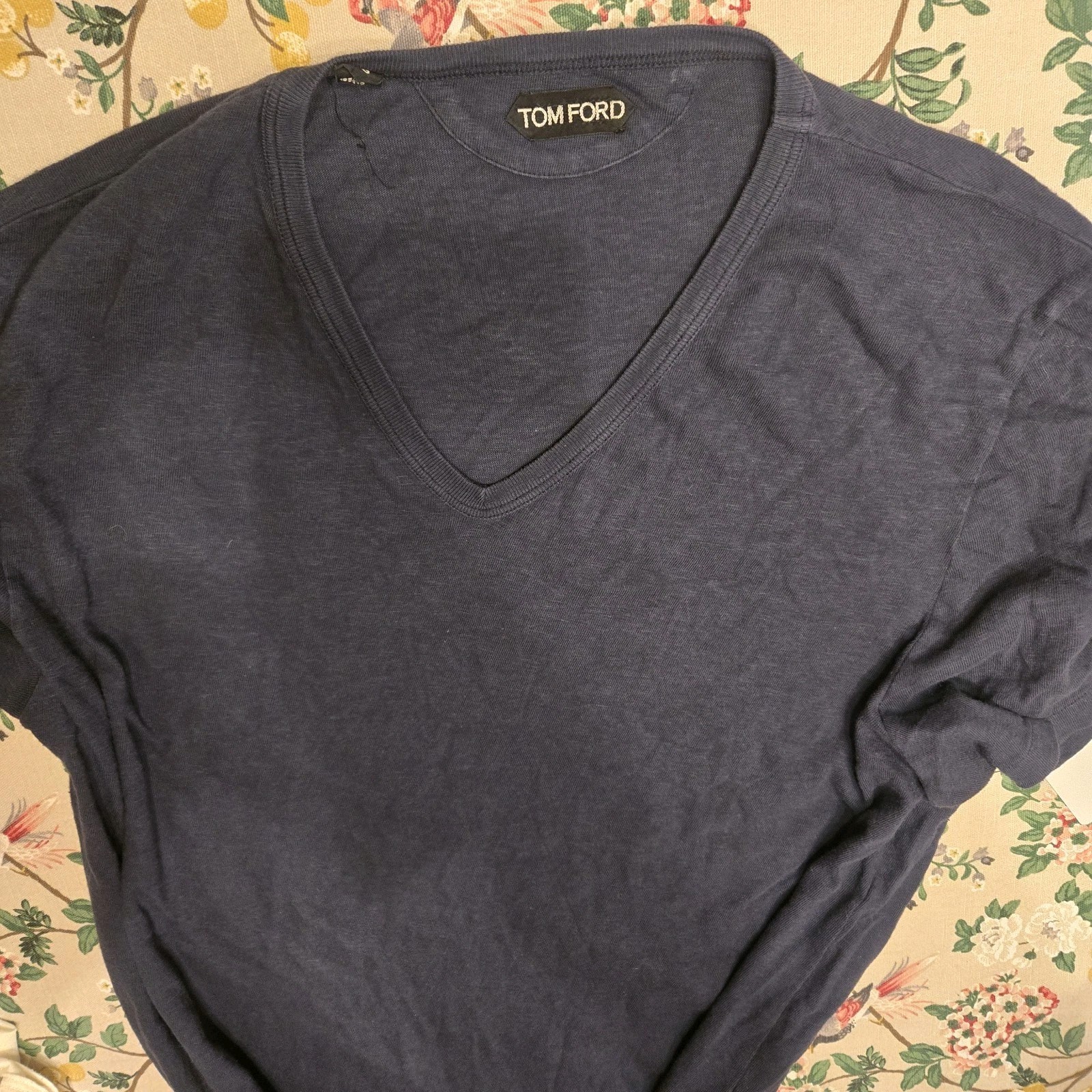 Pre-owned Tom Ford Blue T-shirt Size 46 US 56 EU gallery