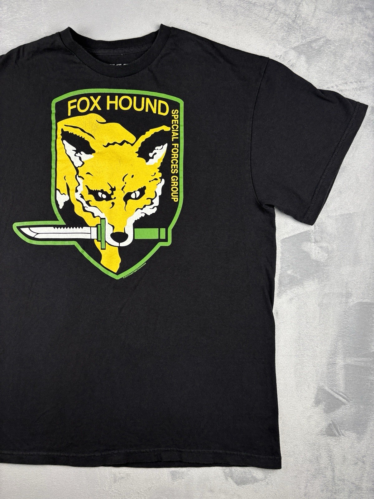Vintage Metal Gear Solid FOXHOUND Promo T-Shirt Large Konami Gaming Tee gallery