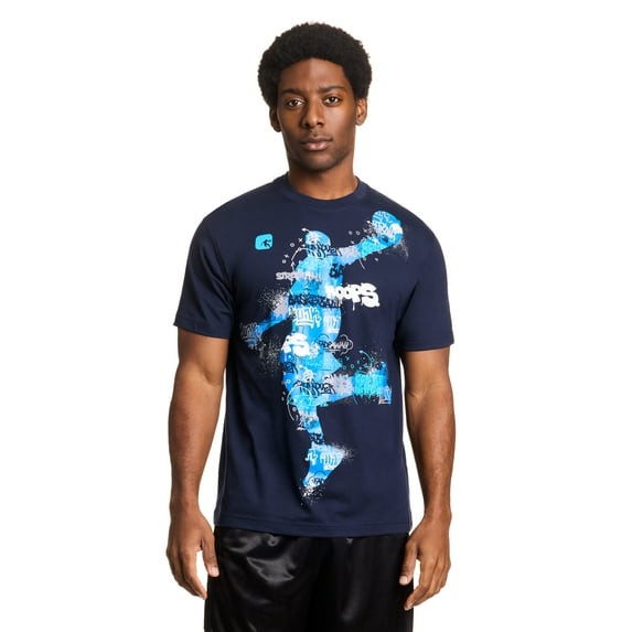AND1 Men's Graphic T-Shirt, Size L Color Navy gallery