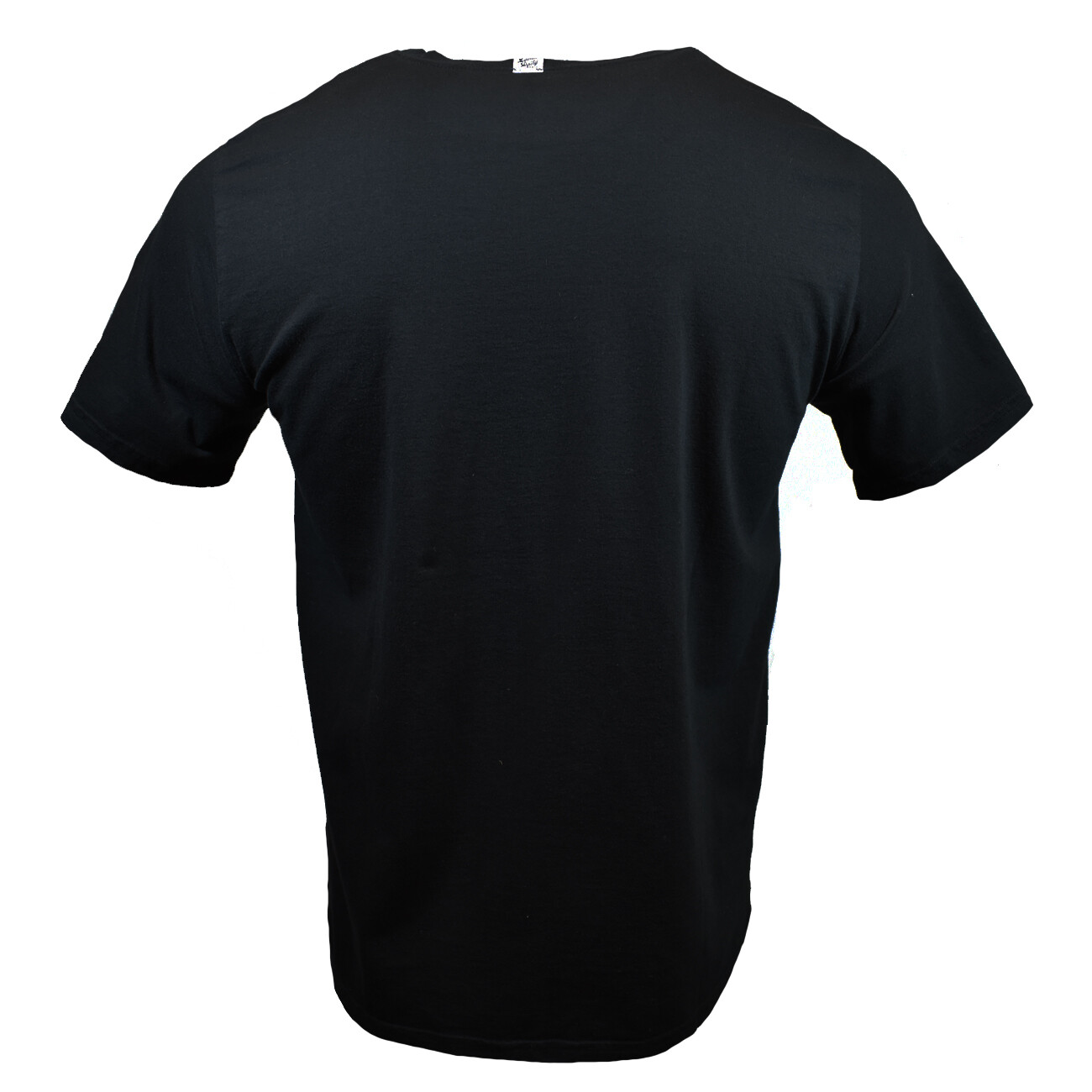 Landes Daily Men's T-Shirt Cool Plain Crew Neck Tee Soft 100% Cotton BLACK NEW gallery