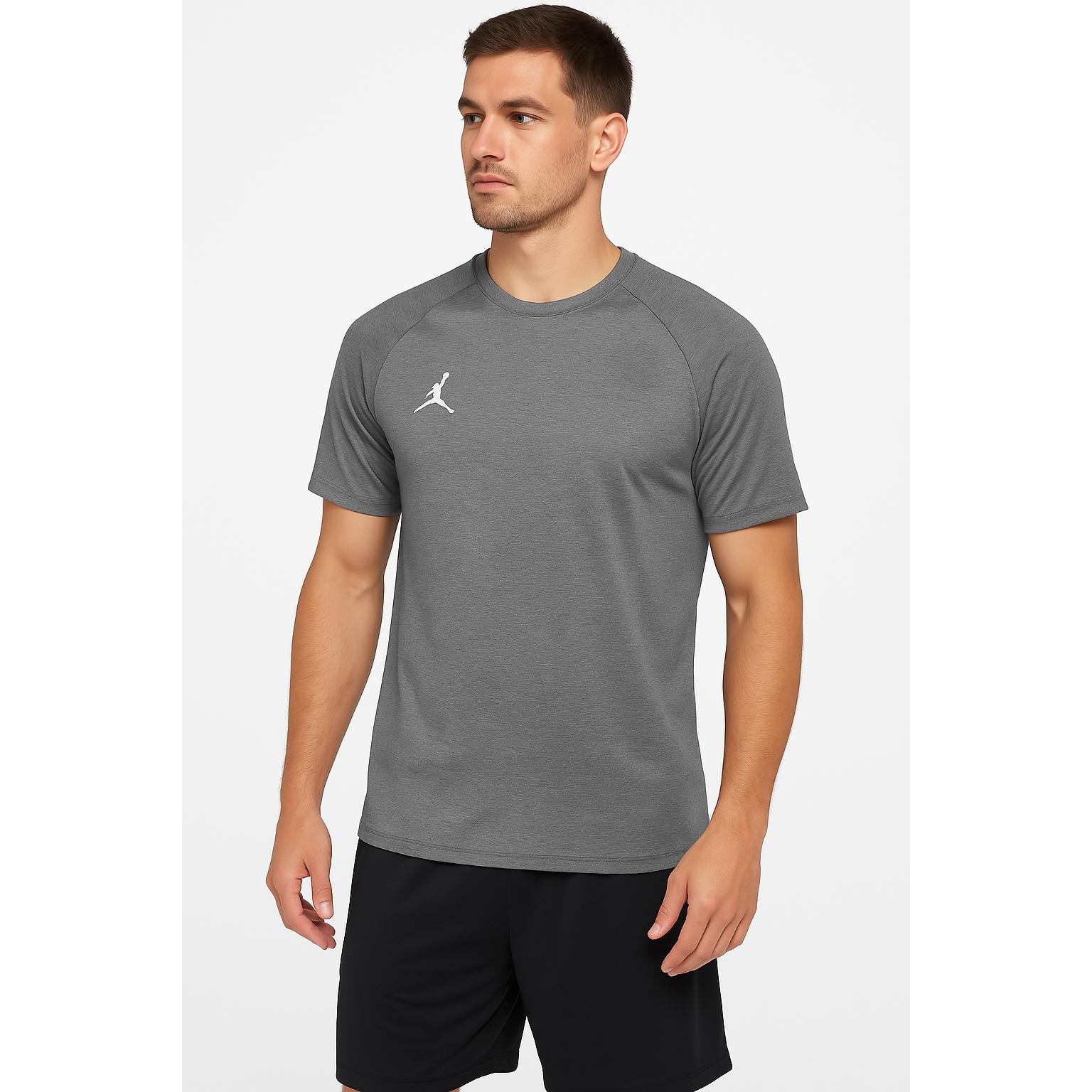 Nike Air Jordan AO9217-060 Shirt Mens Large Grey Dri-Fit Alpha Compression Top gallery