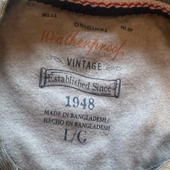Weatherproof Vintage micro stripe slub jersey large palm leaf plant life