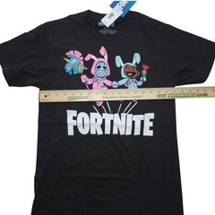 Fortnite Brawler Rabbit Raider T-Shirt Men’s Size Small Black Graphic Gamer Tee