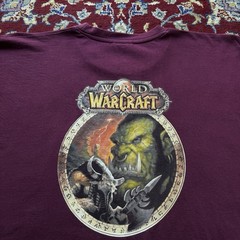 Vintage 2000s World of Warcraft Blizzard Promo Video Game Tee T-shirt Y2k