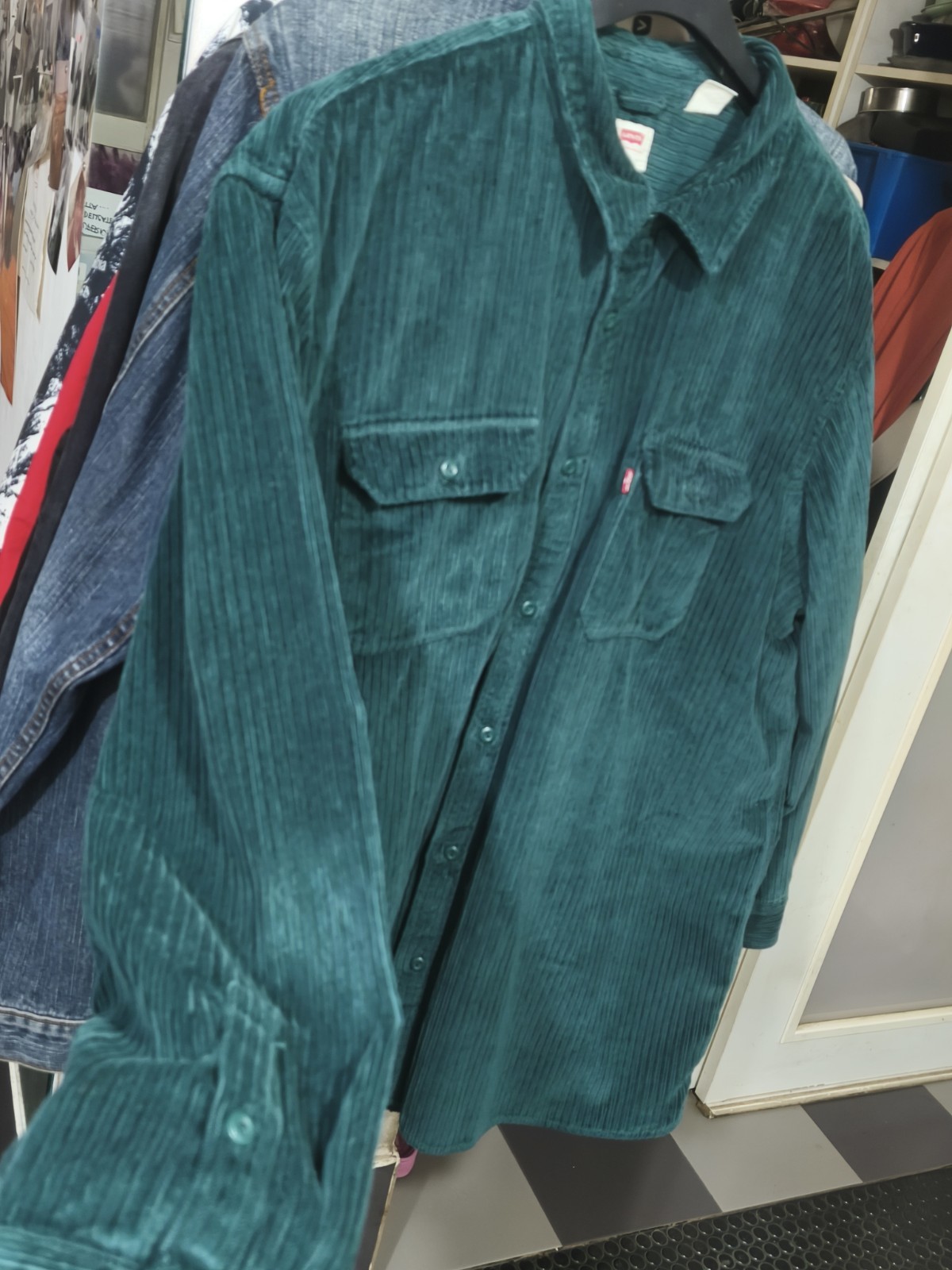 Levi’s Jackson Green Plaid Shirt XXL - Relaxed Fit - Classic Western Style gallery