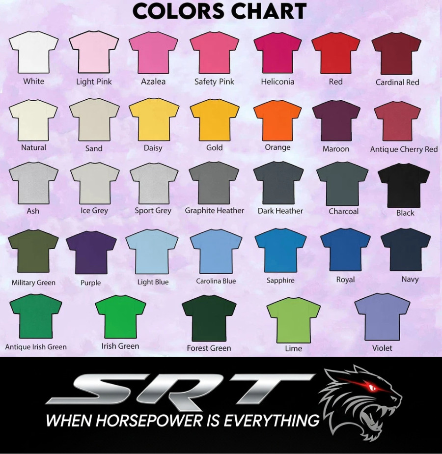 2008-2023 Dodge Challenger SRT T-Shirt gallery