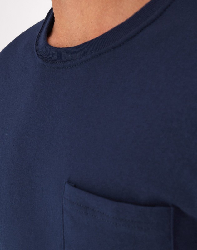 Hanes Men's Cotton Pocket T-Shirt, Moisture-Wicking with Odor Control, Assorted gallery