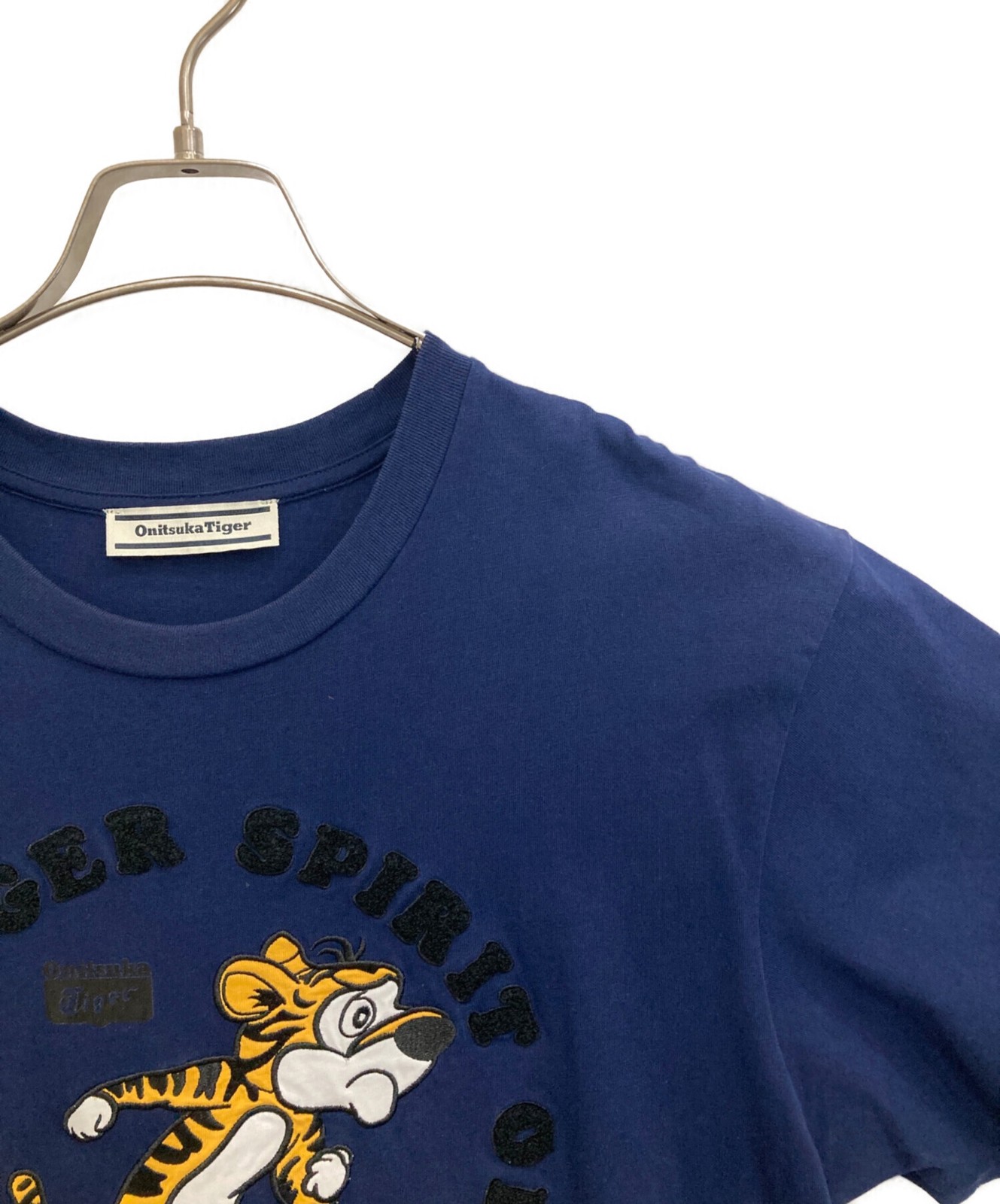 Onitsuka Tiger Graphic T-shirt Size: XL Navy Men 2183B179 gallery