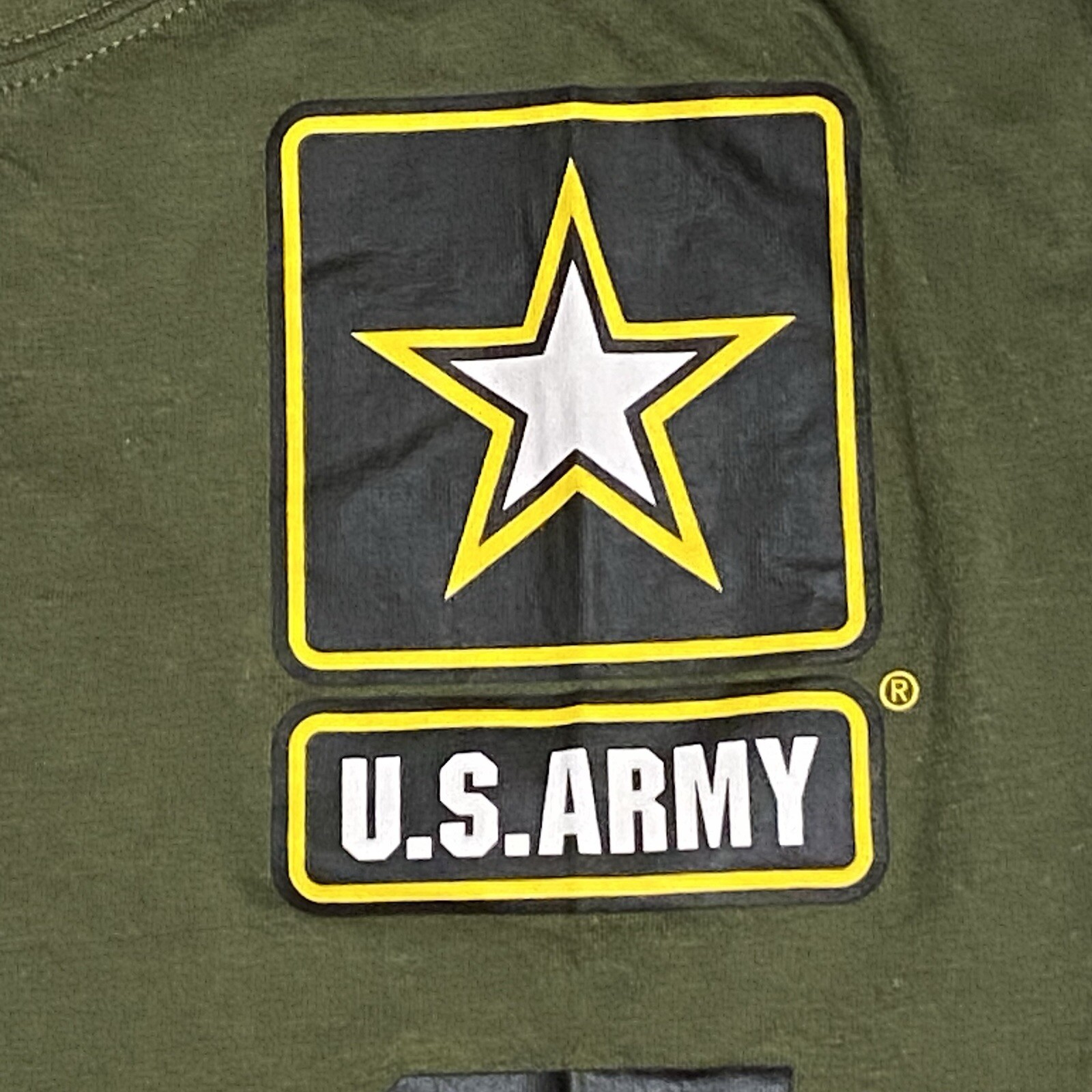 NWT Official US Army Licensed Logo Long Sleeve T-Shirt Green Men’s Size L gallery