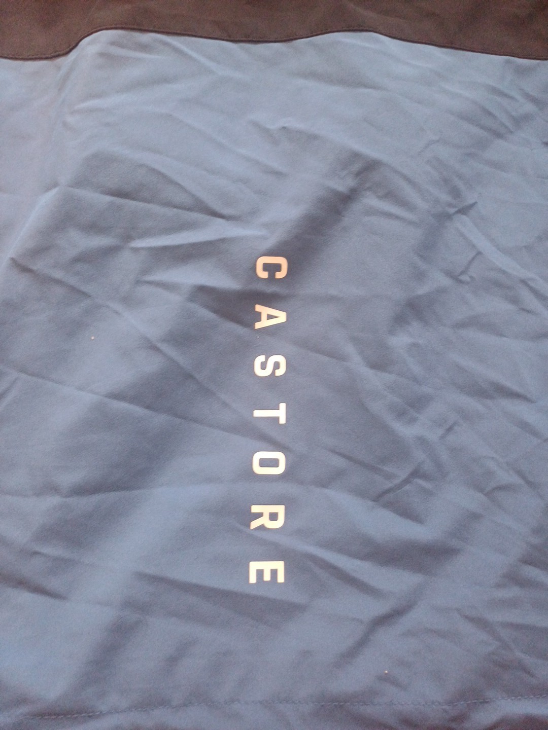 Newcastle United Castore Training Anorak Jacket Blue Black Hooded 1/4 Zip Mens M gallery