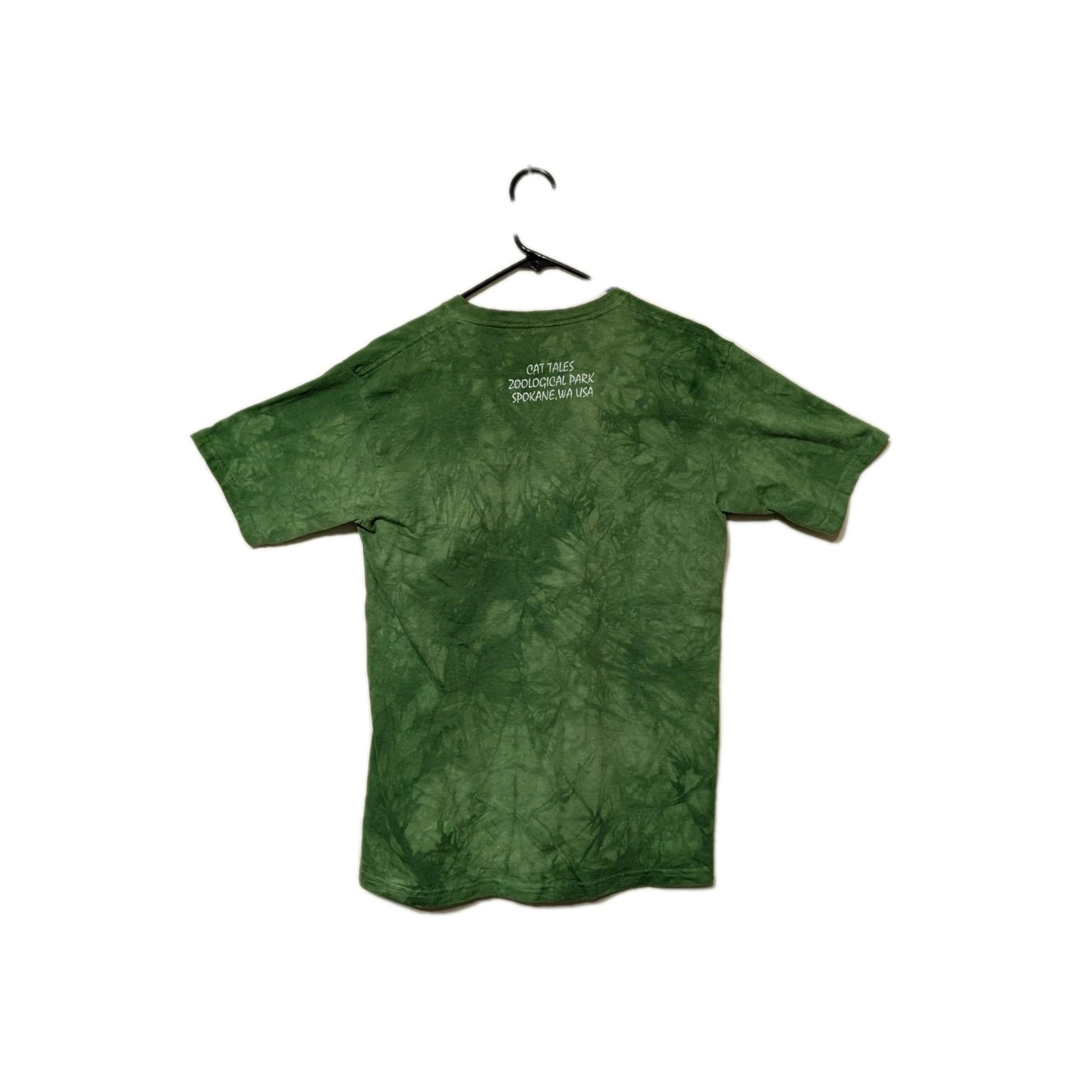 The Mountain Youth T-shirt Green Whimsical Tigers Retired Logo XL #6601 gallery