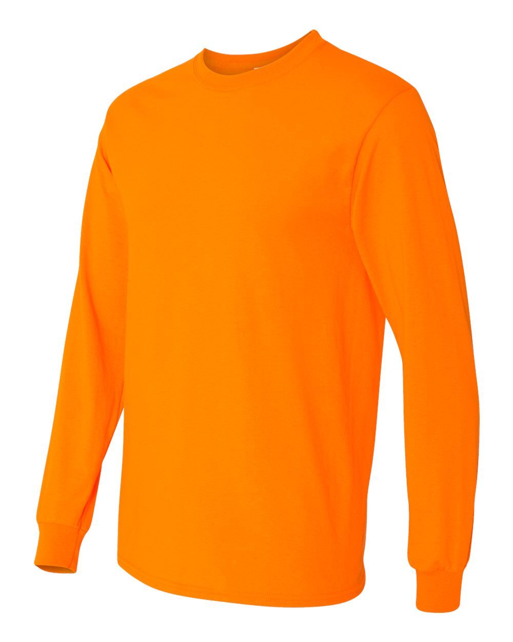 Long Sleeve Custom Printed LOGO/TEXT Shirt Safety Orange - Safety Green gallery