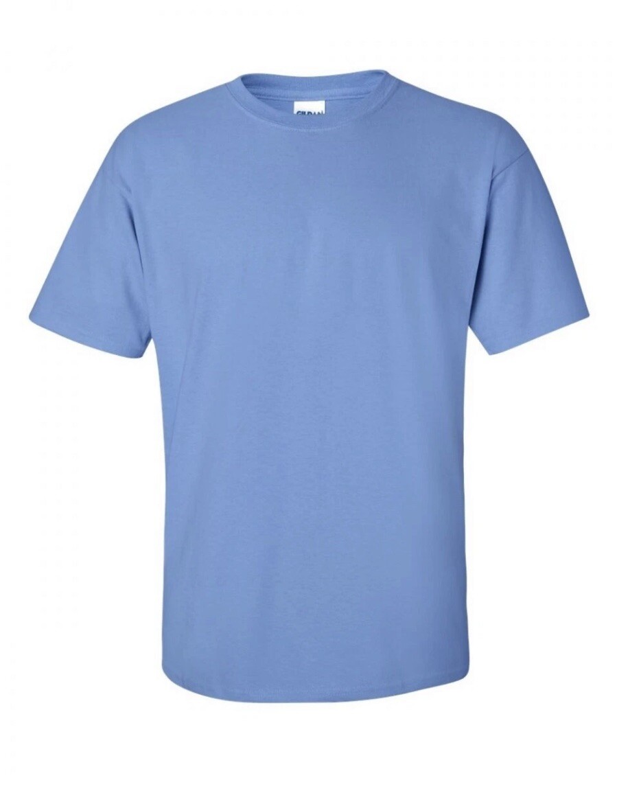 Gildan G2000/ Unisex Ultra Cotton/ Short Sleeve T-Shirt/ Carolina Blue/Medium gallery