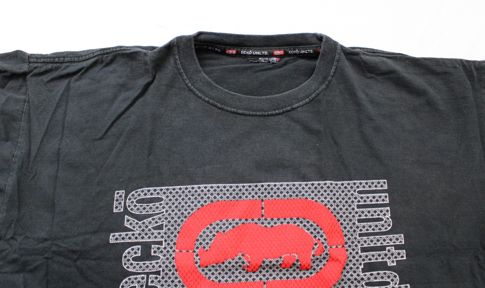 Ecko Unltd. Men's Chain Link Fence Logo T-Shirt JL3 Black See Description gallery