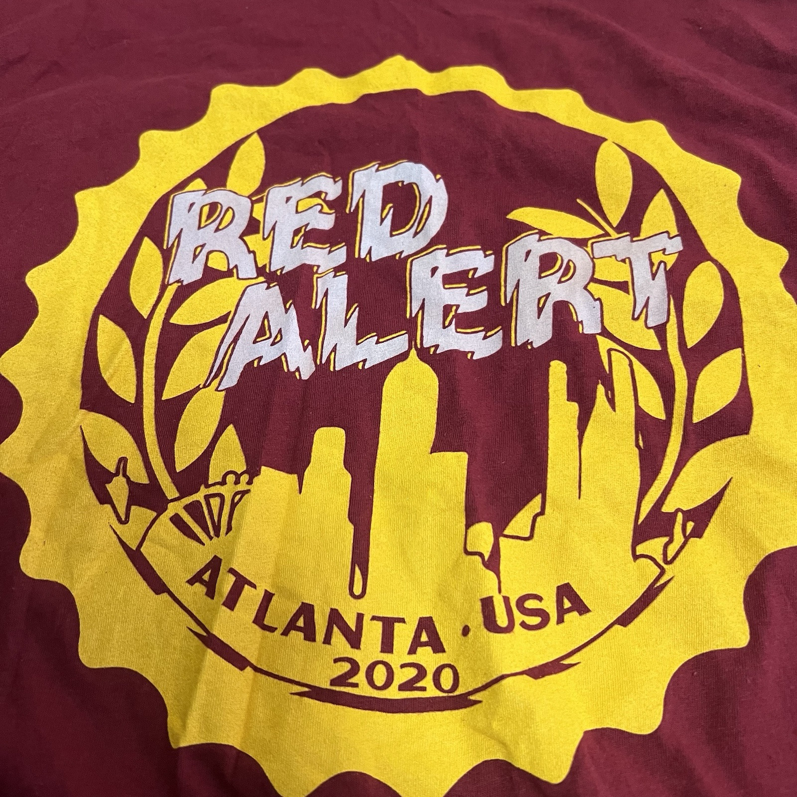 Red Alert English Punk Band Mens Sz Small Shirt Atlanta 2020 Blitz GBH Sham69 gallery