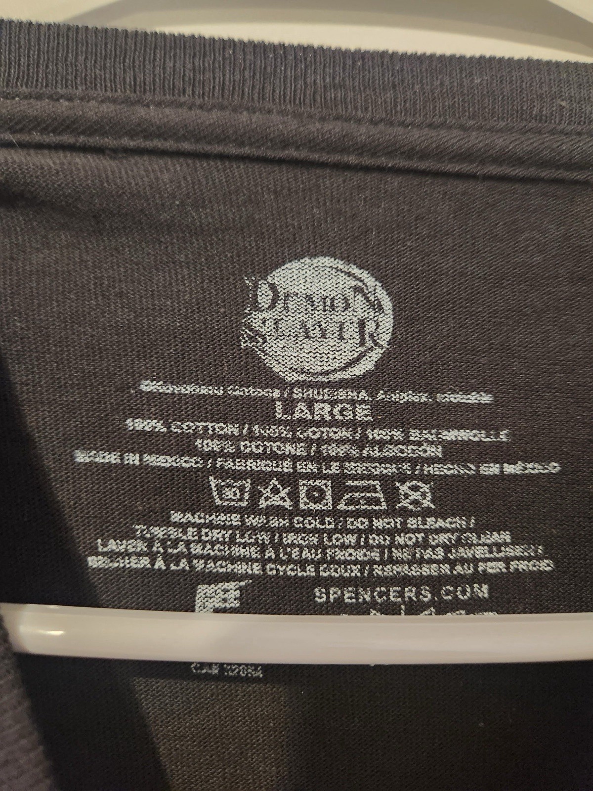 Spencer's Demon Slayer Nezuko Kamado Black Graphic Crew Neck T-Shirt L gallery