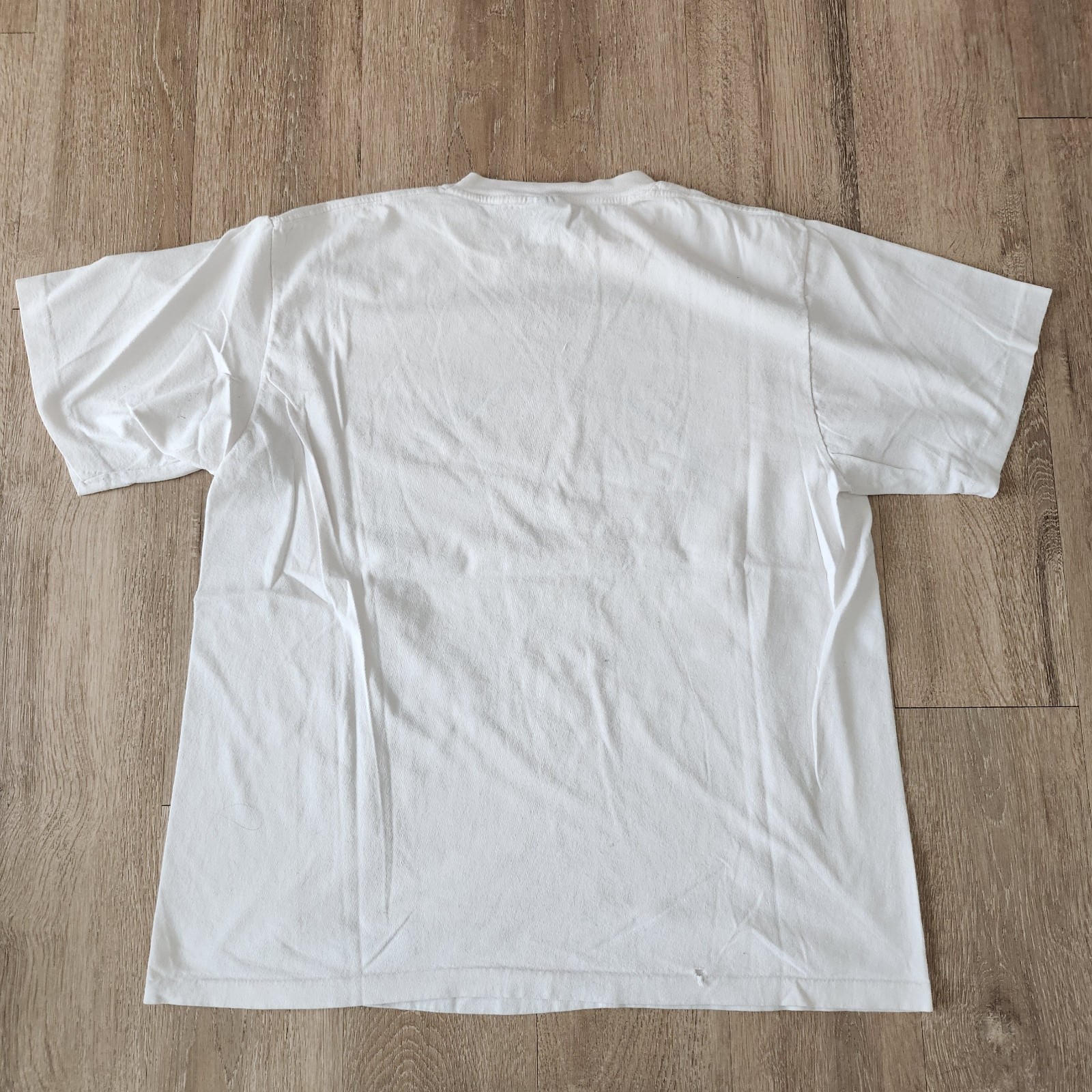 Vintage 80s The Simpsons Homer The Atomic Dad Tshirt Size XL White Single Stitch gallery