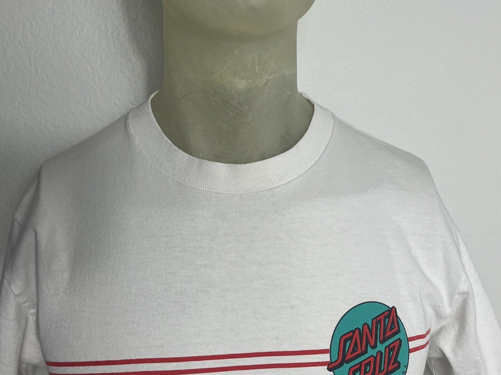 Santa Cruz Skateboards Graphic T-Shirt Mens Unknown Size White Logo Short Sleeve gallery