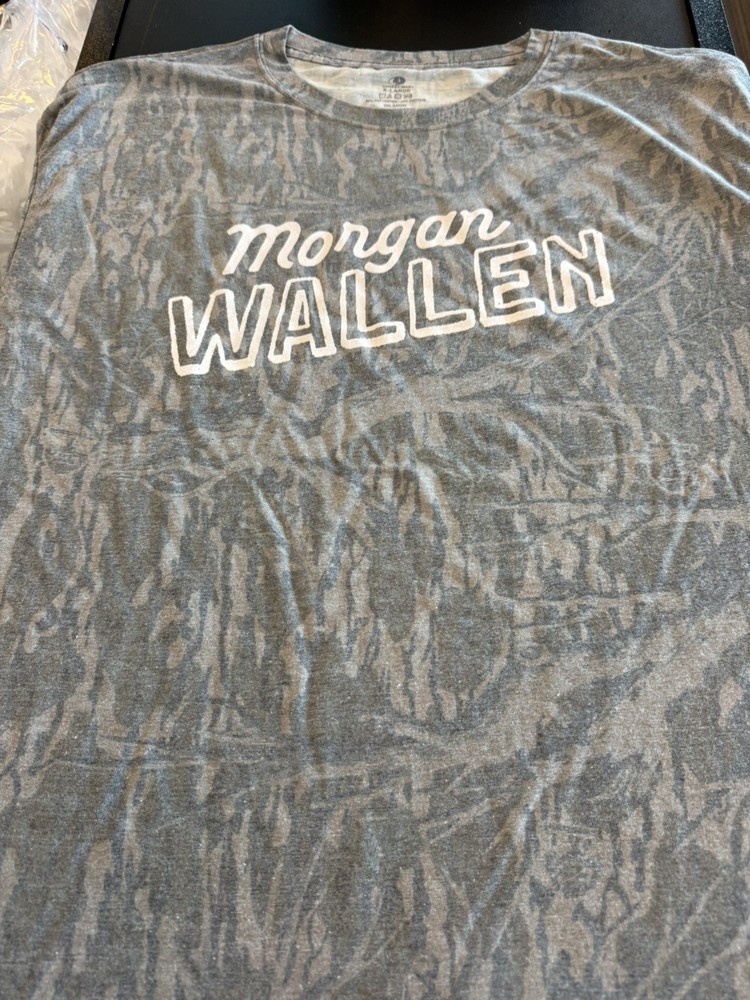 Morgan Wallen Official Merch L Still The Problem Tour Camo Mossy Oak shirt –