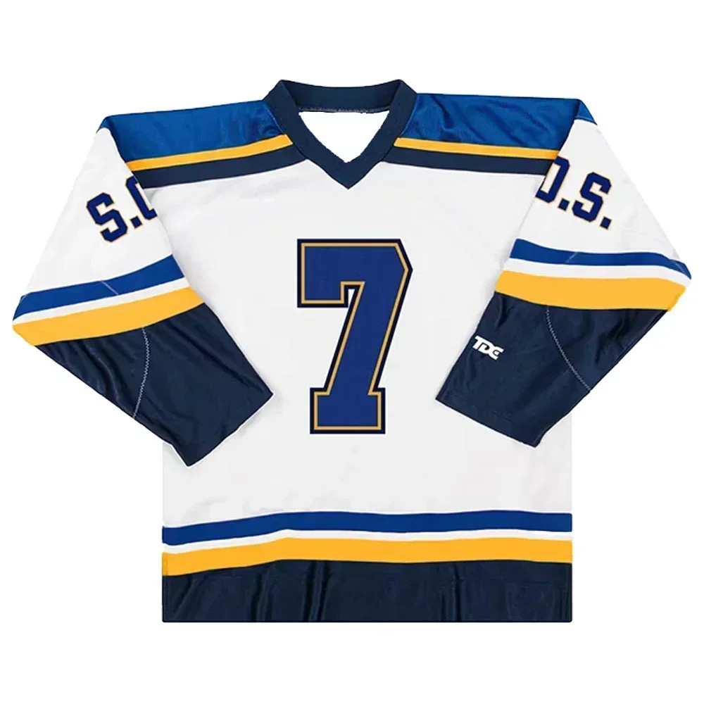 SZA SOS Blind Graphic Hockey Jersey Number 7 Long Sleeve Streetwear Unisex S-4XL gallery
