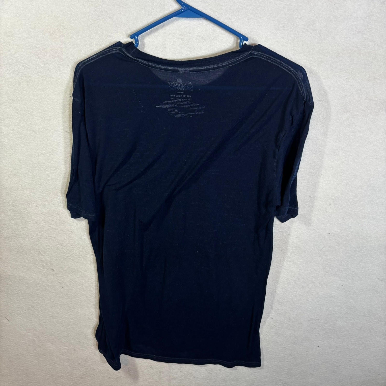 Marvel Avengers Shirt Mens Medium Infinity Thanos Gauntlet THIN Semi Sheer gallery