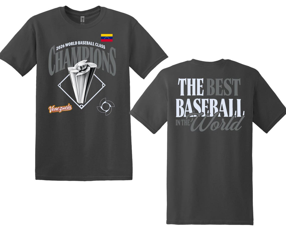 Venezuela 2026 World Baseball Classic Champions T-Shirt S-5XL