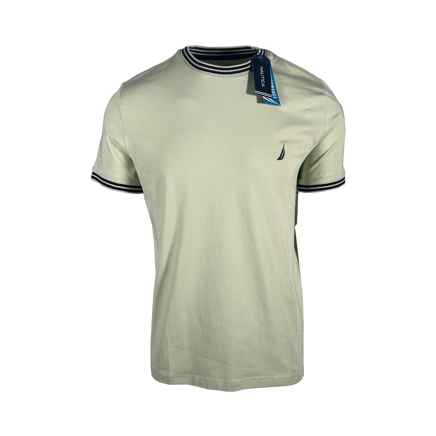 Nautica Men's T-Shirt Performance Short Sleeve Sea Green (S16) + Sea Blue (S17) gallery