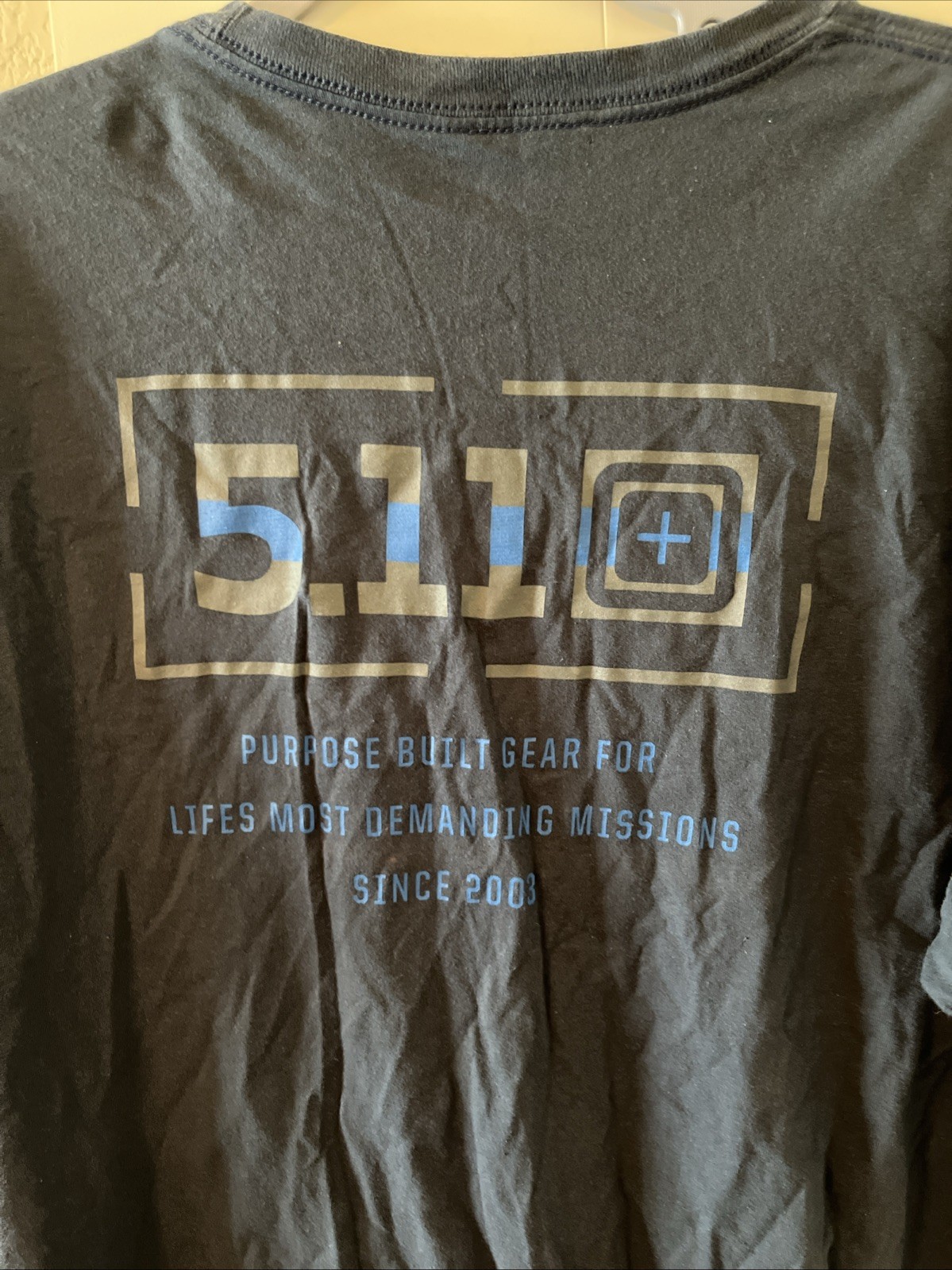 5.11 Tactical Short Sleeve T-shirt Blue Size XL Purpose Built Gear gallery