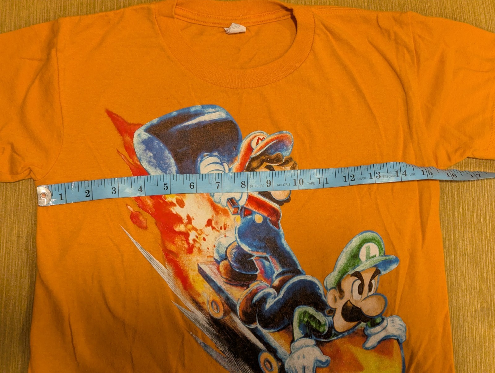 2013 Mario & Luigi Dream Team Promo T-Shirt Nintendo 2XS Small 8T gallery