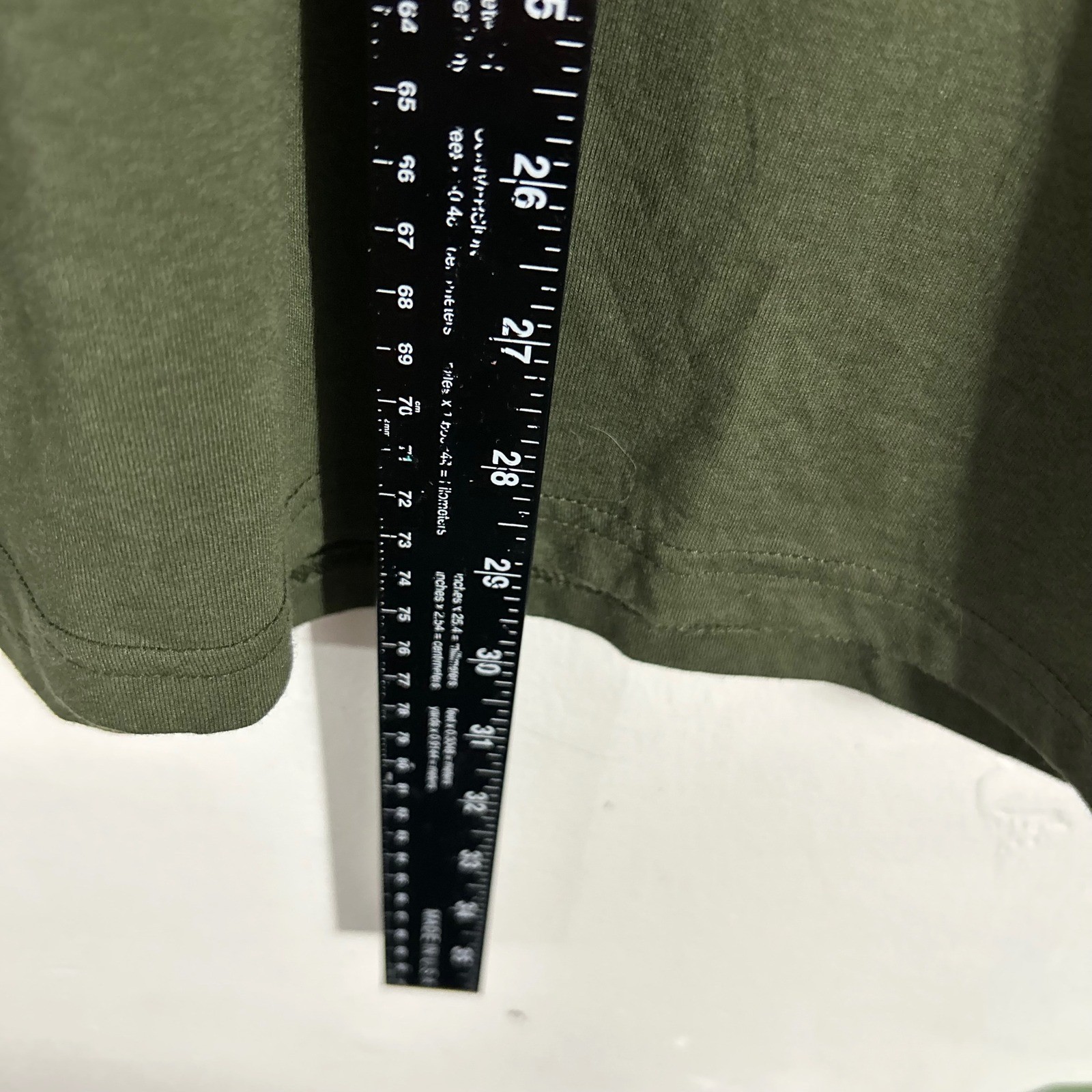Athletic Works Pocket T-Shirt Mens Large L Olive Green Short Sleeve TEE gallery