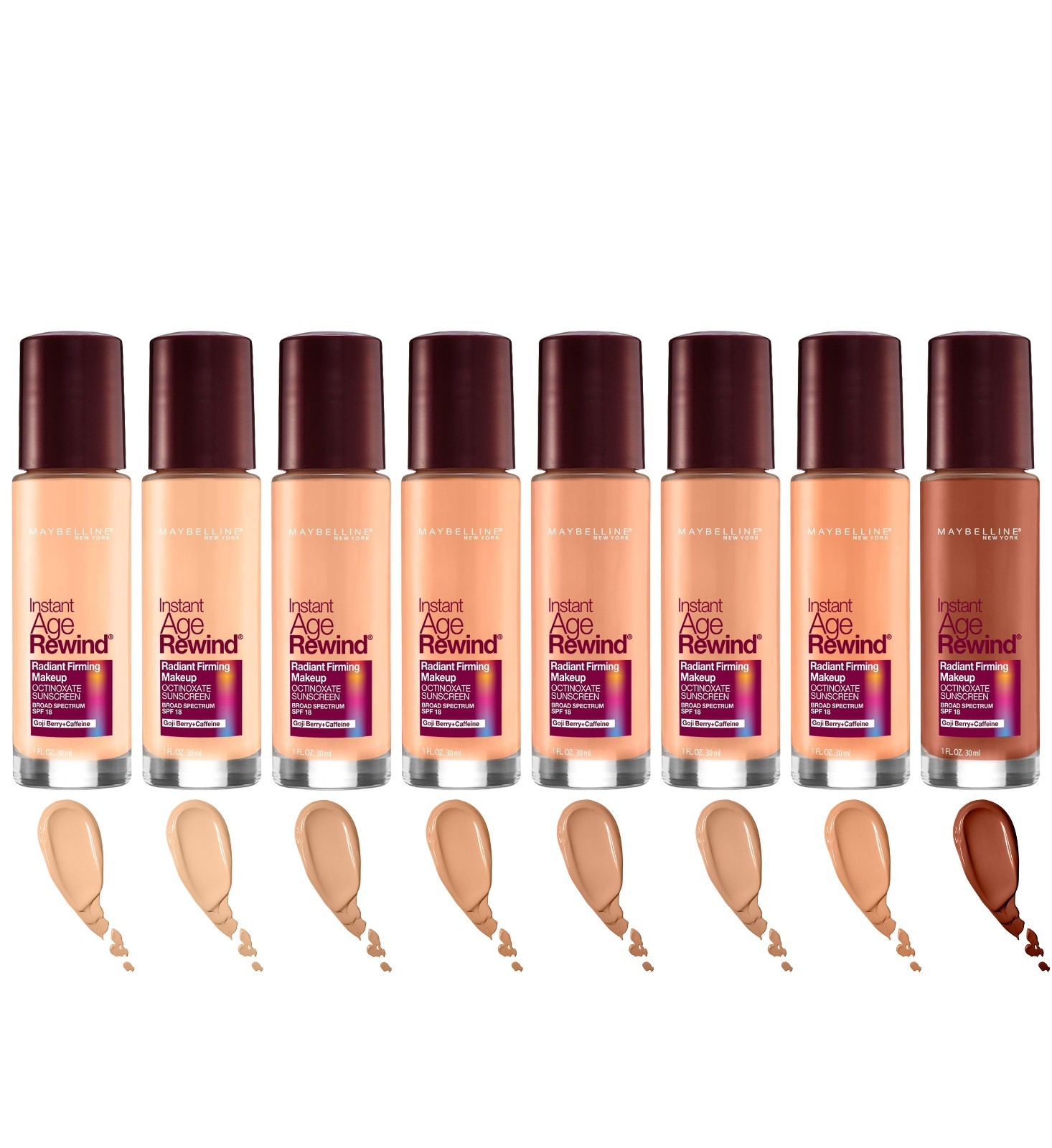 Maybelline New York Instant Age Rewind Radiant Firming Makeup Foundation *RARE*