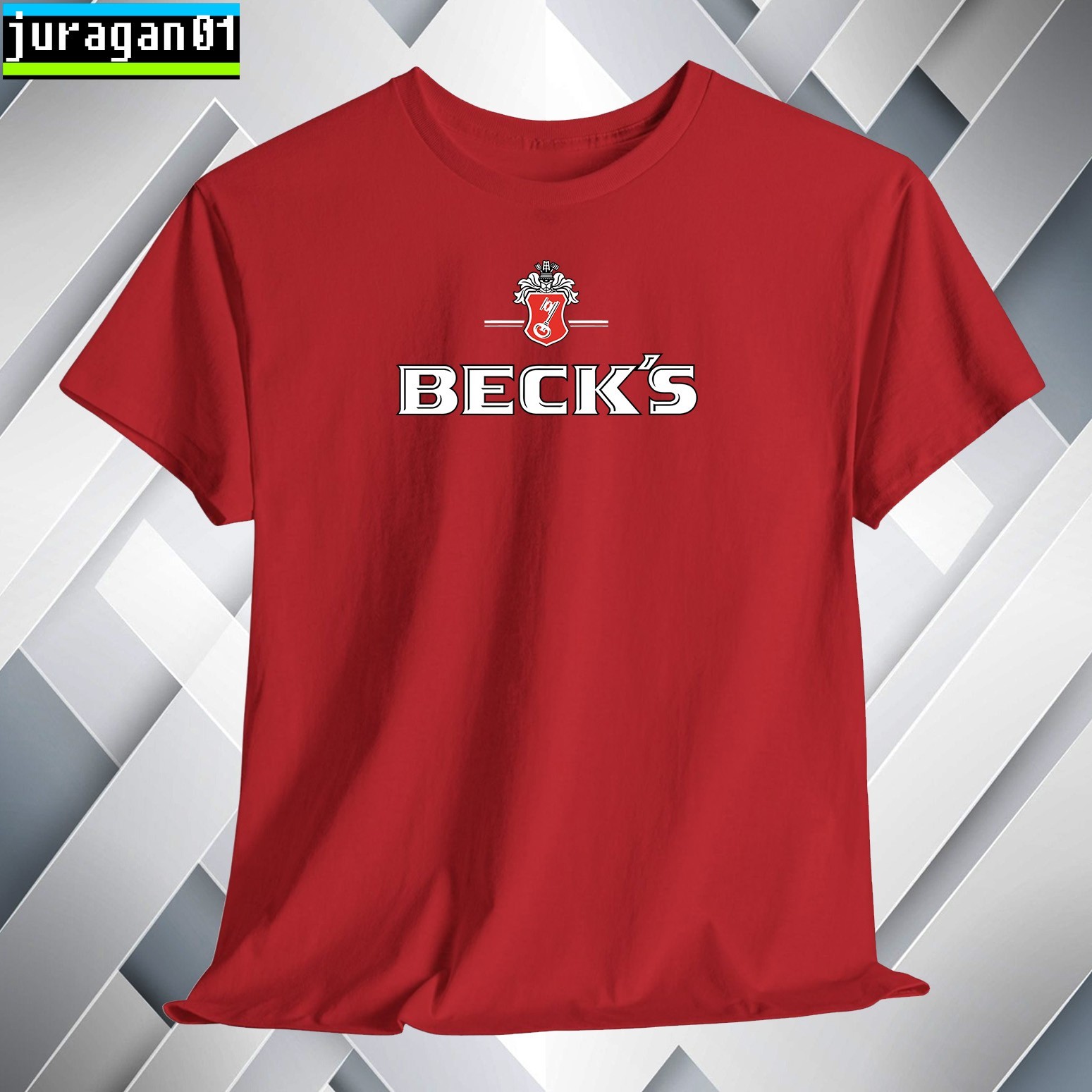 Beck's Brewery German Beer T-Shirt Logo Many Colors Size S to 5XL Made in USA gallery