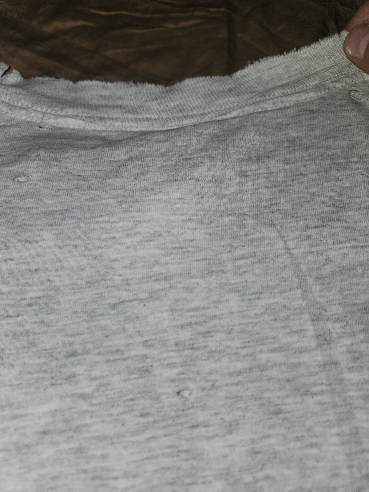 Vintage Thrashed Adidas T Shirt Y2k No Tags Size Xl? Many Holes gallery